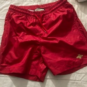 Gucci GG monogram Bee Swim Shorts Small